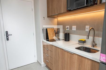 Studio à venda com 27m², 1 quarto e sem vagaCozinha