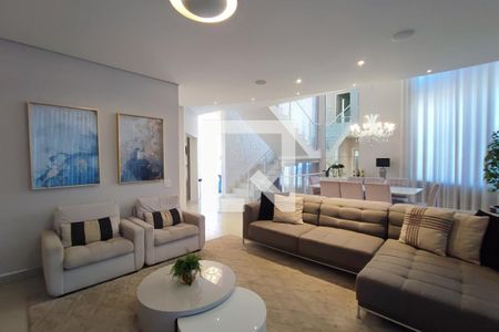 Sala de Estar de casa de condomínio à venda com 3 quartos, 351m² em Swiss Park, Campinas