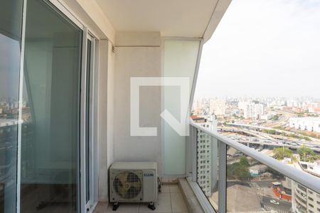varanda de kitnet/studio para alugar com 1 quarto, 23m² em Sé, São Paulo