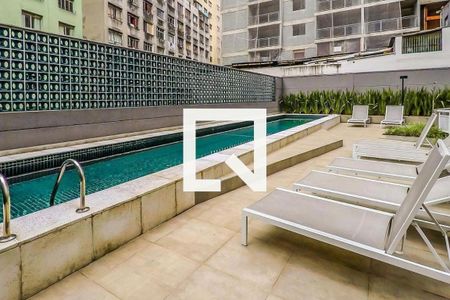 Studio para alugar com 23m², 1 quarto e 1 vaga Studio para alugar com 23m², 1 quarto e 1 vagaÁrea comum - Piscina