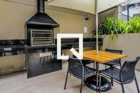 Studio para alugar com 23m², 1 quarto e 1 vaga Studio para alugar com 23m², 1 quarto e 1 vagaÁrea comum - Churrasqueira