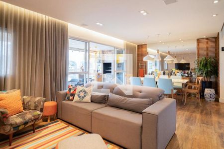 Sala de apartamento à venda com 3 quartos, 130m² em Baeta Neves, São Bernardo do Campo