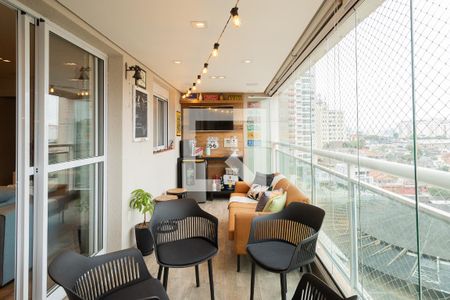 Sacada de apartamento à venda com 3 quartos, 130m² em Baeta Neves, São Bernardo do Campo