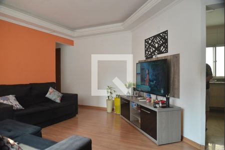 Sala de apartamento à venda com 3 quartos, 108m² em Campestre, Santo André