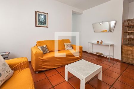 Sala de apartamento para alugar com 3 quartos, 98m² em Barra Funda, Guarujá
