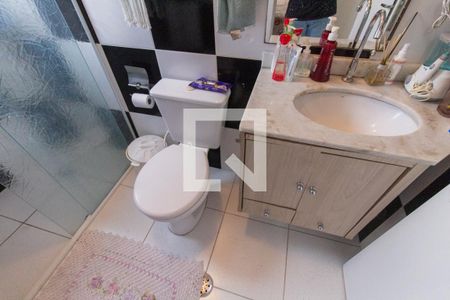 Banheiro do Quarto 1 de casa de condomínio para alugar com 2 quartos, 68m² em Burgo Paulista, São Paulo