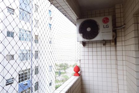 Varanda da Sala de apartamento para alugar com 3 quartos, 100m² em Gonzaga, Santos
