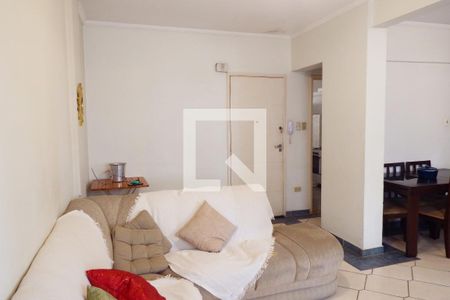 Sala de apartamento para alugar com 3 quartos, 100m² em Gonzaga, Santos