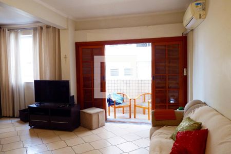 Sala de apartamento para alugar com 3 quartos, 100m² em Gonzaga, Santos