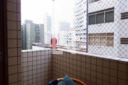 Varanda da Sala de apartamento para alugar com 3 quartos, 100m² em Gonzaga, Santos