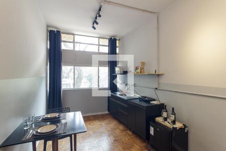 Studio à venda com 39m², 1 quarto e sem vagaCozinha