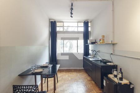 Studio à venda com 39m², 1 quarto e sem vagaCozinha