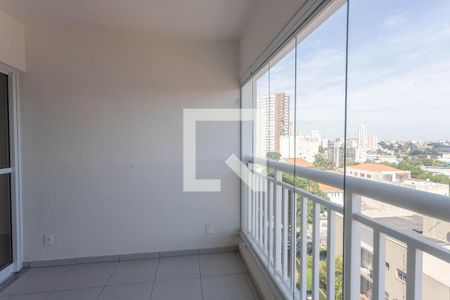 Varanda da sala  de apartamento à venda com 2 quartos, 44m² em Centro, Diadema