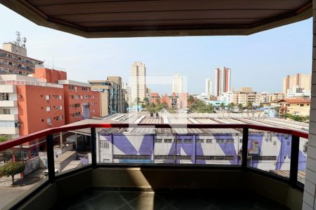 Varanda de apartamento para alugar com 3 quartos, 92m² em Jardim Tres Marias, Guarujá