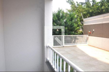 Detalhe - Varanda de apartamento para alugar com 1 quarto, 27m² em Vila Mangalot, São Paulo