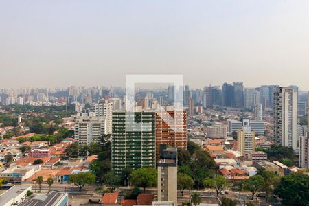 Sala - Vista de apartamento à venda com 1 quarto, 33m² em Santo Amaro, São Paulo