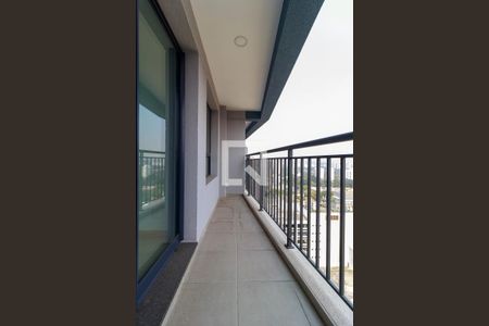 Sala - Varanda de apartamento à venda com 1 quarto, 33m² em Santo Amaro, São Paulo