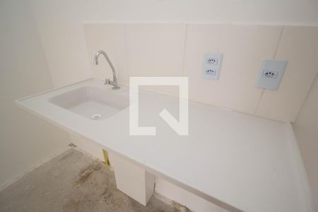 Sala/Cozinha de apartamento à venda com 2 quartos, 34m² em Vila Mangalot, São Paulo