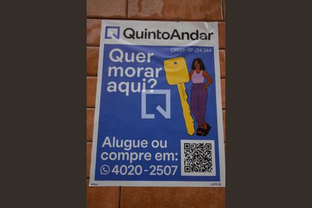 Apartamento à venda com 34m², 2 quartos e sem vagaFachada - placa instalada