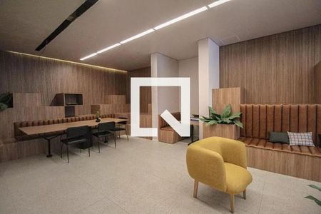 Apartamento para alugar com 27m², 1 quarto e sem vagaCoworking e hall de entrada