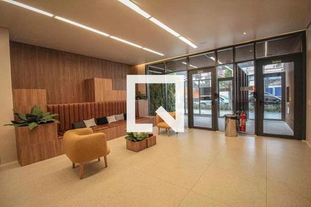 Apartamento para alugar com 27m², 1 quarto e sem vagaCoworking e hall de entrada