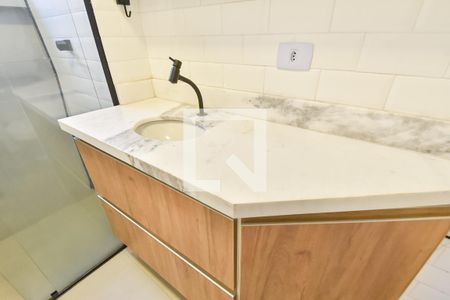 Banheiro de kitnet/studio para alugar com 1 quarto, 28m² em Ipiranga, São Paulo