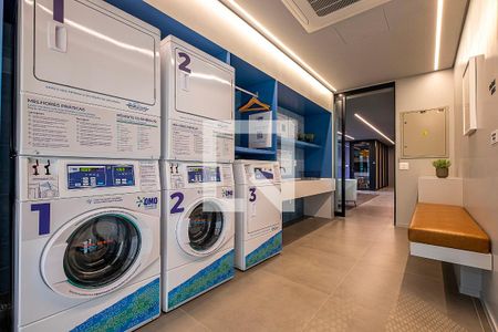 Studio à venda com 21m², 1 quarto e sem vagaLavanderia