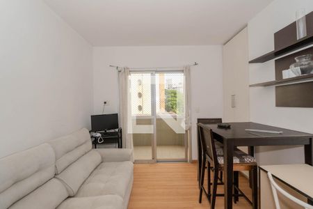 Sala/Cozinha de apartamento à venda com 1 quarto, 37m² em Morro dos Ingleses, São Paulo