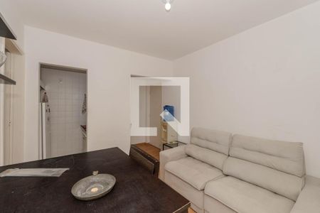 Sala/Cozinha de apartamento à venda com 1 quarto, 37m² em Morro dos Ingleses, São Paulo