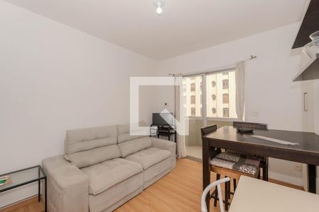 Sala/Cozinha de apartamento à venda com 1 quarto, 37m² em Morro dos Ingleses, São Paulo