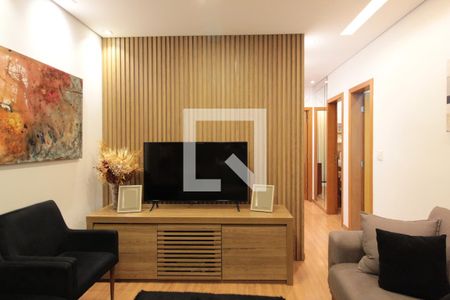 Sala de Estar de apartamento à venda com 3 quartos, 80m² em Castelo, Belo Horizonte