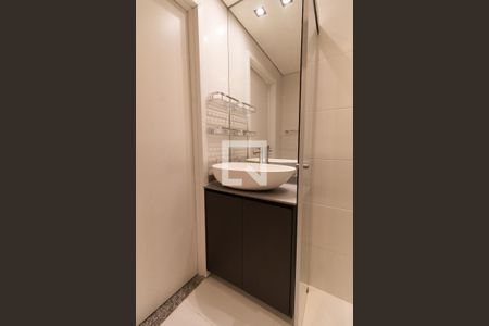 Studio para alugar com 25m², 1 quarto e sem vaga Studio para alugar com 25m², 1 quarto e sem vagaBanheiro