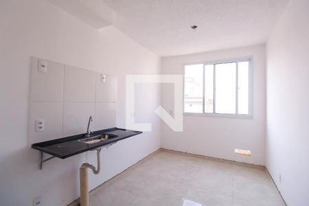 Sala/Cozinha de apartamento para alugar com 1 quarto, 27m² em Belenzinho, São Paulo