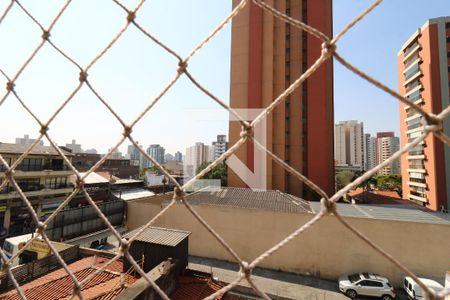 Vista da Sala de apartamento à venda com 2 quartos, 63m² em Vila Bastos, Santo André
