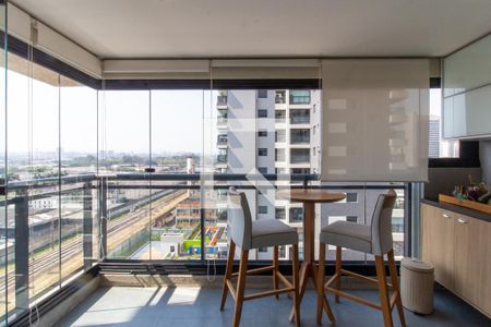 Varanda Sala de apartamento à venda com 2 quartos, 61m² em Vila Leopoldina, São Paulo