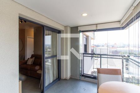 Varanda Sala de apartamento à venda com 2 quartos, 61m² em Vila Leopoldina, São Paulo