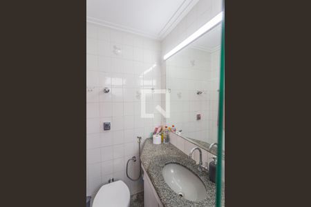 Banheiro da Suíte de apartamento à venda com 3 quartos, 90m² em Santo Antônio, Belo Horizonte