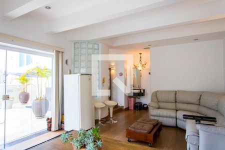 Sala 2 de apartamento à venda com 2 quartos, 168m² em Vila Bastos, Santo André