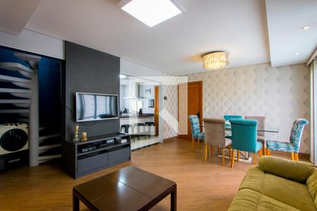 Sala 1 de apartamento à venda com 2 quartos, 168m² em Vila Bastos, Santo André