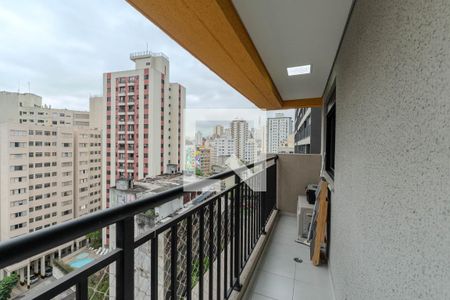 Sacada de apartamento à venda com 1 quarto, 34m² em Bela Vista, São Paulo