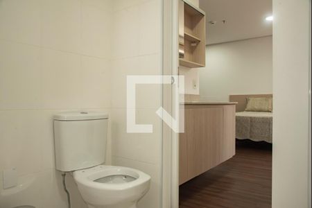 Studio para alugar com 28m², 1 quarto e sem vaga Studio para alugar com 28m², 1 quarto e sem vagaBanheiro