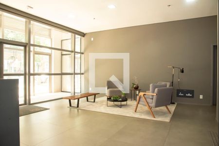 Studio para alugar com 28m², 1 quarto e sem vaga Studio para alugar com 28m², 1 quarto e sem vagaHall social