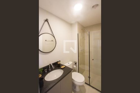 Studio para alugar com 27m², 1 quarto e sem vaga Studio para alugar com 27m², 1 quarto e sem vagaBanheiro