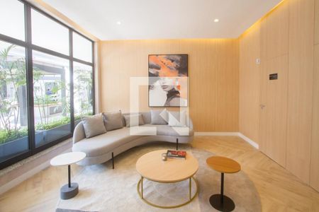 Área comum - Salão de festas de kitnet/studio para alugar com 1 quarto, 27m² em Jardim das Acacias, São Paulo