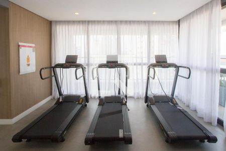 Studio para alugar com 27m², 1 quarto e sem vaga Studio para alugar com 27m², 1 quarto e sem vagaAcademia