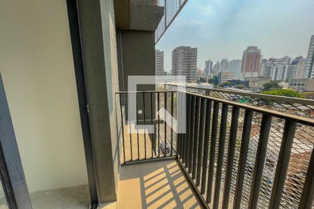 Studio à venda com 35m², 1 quarto e 1 vagaVaranda