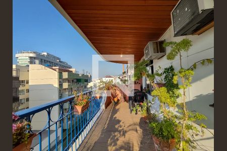 Varanda da Sala de apartamento à venda com 4 quartos, 238m² em Tijuca, Rio de Janeiro