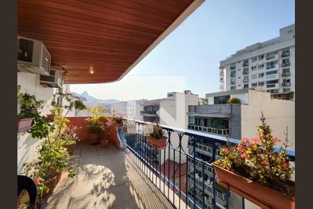 Varanda da Sala de apartamento à venda com 4 quartos, 238m² em Tijuca, Rio de Janeiro