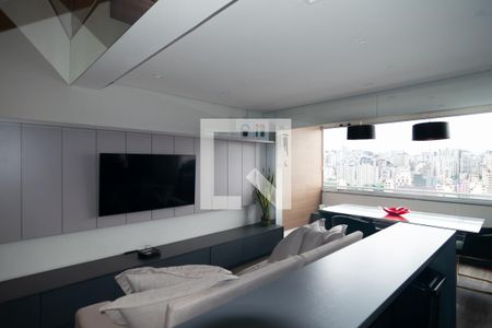 Sala de apartamento à venda com 1 quarto, 62m² em Bela Vista, São Paulo