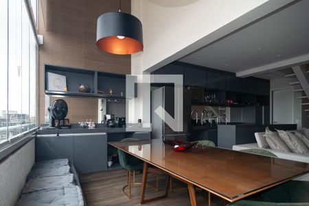 Sala de Jantar de apartamento à venda com 1 quarto, 62m² em Bela Vista, São Paulo